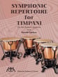 Symphonic Repertoire for Timpani cover
